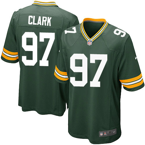 Youth Game Kenny Clark Nike Jersey Green Home - #97 NFL Green Bay Packers
